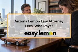 Arizona lemon law attorney fees: who pays your legal fees, explained by Easy Lemon