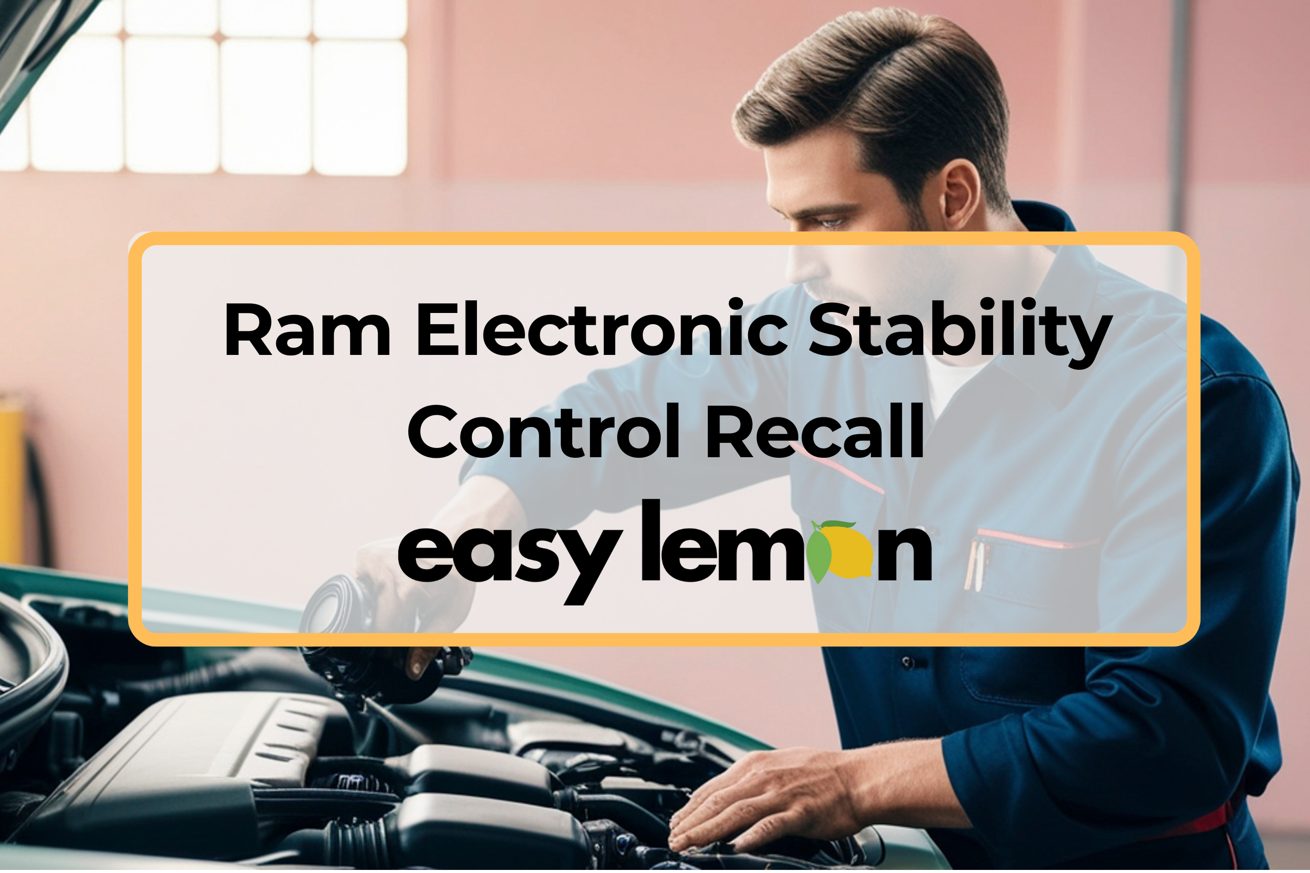 Ram electronic stability control recall affecting Ram 1500 trucks requiring safety inspection