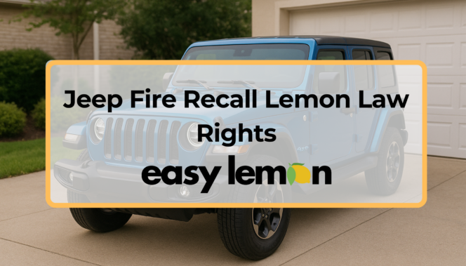 Jeep Fire Recall Lemon Law Rights