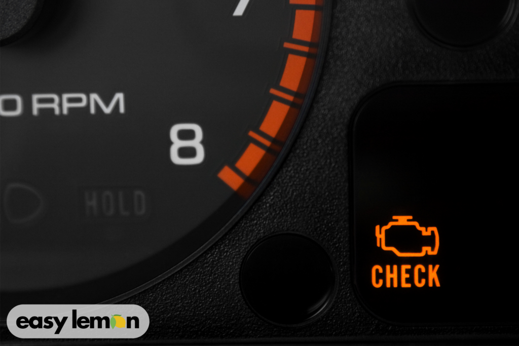 Dashboard check engine light indicating potential Jeep 4xe electrical defects related to Understanding Your Jeep Fire