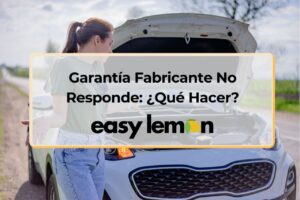 Garantía fabricante no responde: conductora junto a su carro averiado