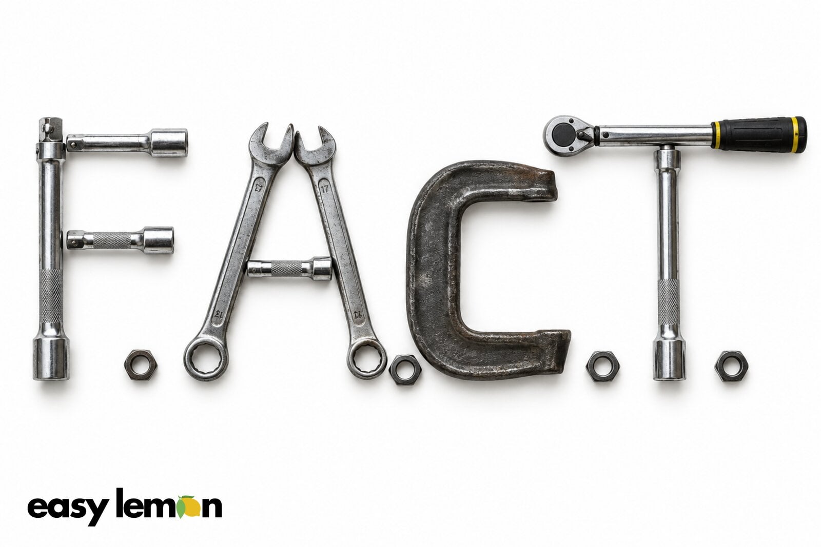 The word FACT spelled out in wrenches and tools, a checklist for assessing Georgia lemon law attorney fee risk