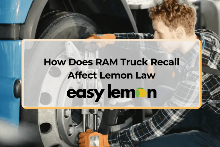 How Does RAM Truck Recall Affect Lemon Law