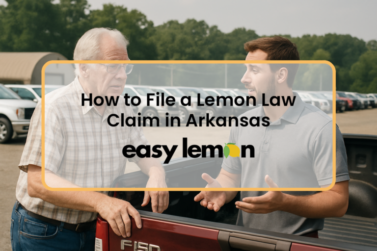 How to File a Lemon Law Claim in Arkansas