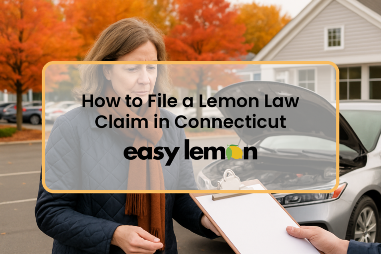 How to File a Lemon Law Claim in Connecticut