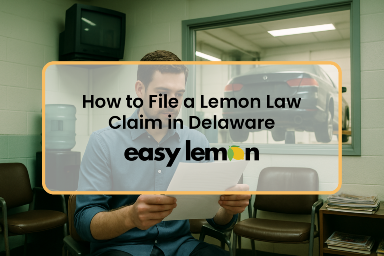 How to File a Lemon Law Claim in Delaware