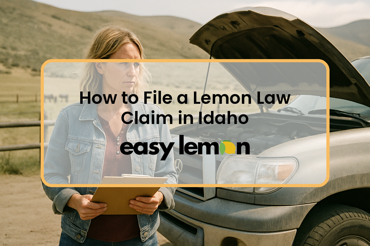How to file a lemon law claim in Idaho — step-by-step guide cover