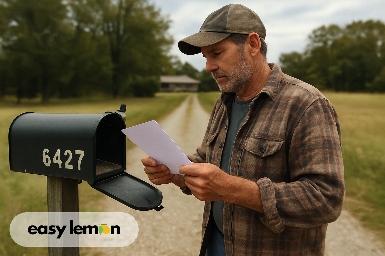 Idaho driver reading manufacturer correspondence