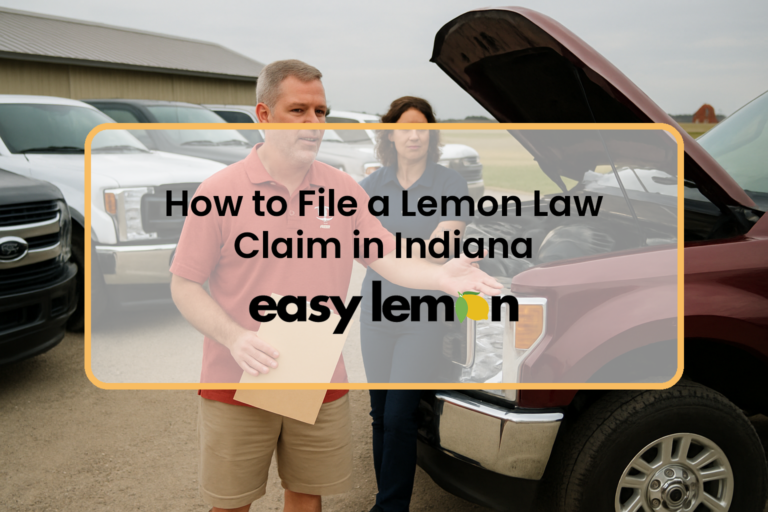 How to File a Lemon Law Claim in Indiana