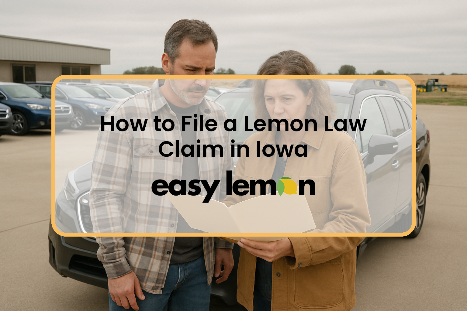 How to file a lemon law claim in Iowa — step-by-step guide cover