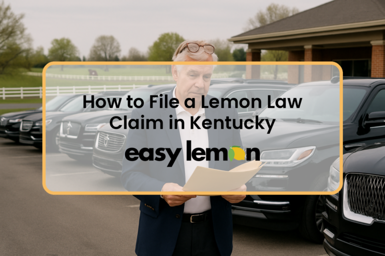 How to File a Lemon Law Claim in Kentucky