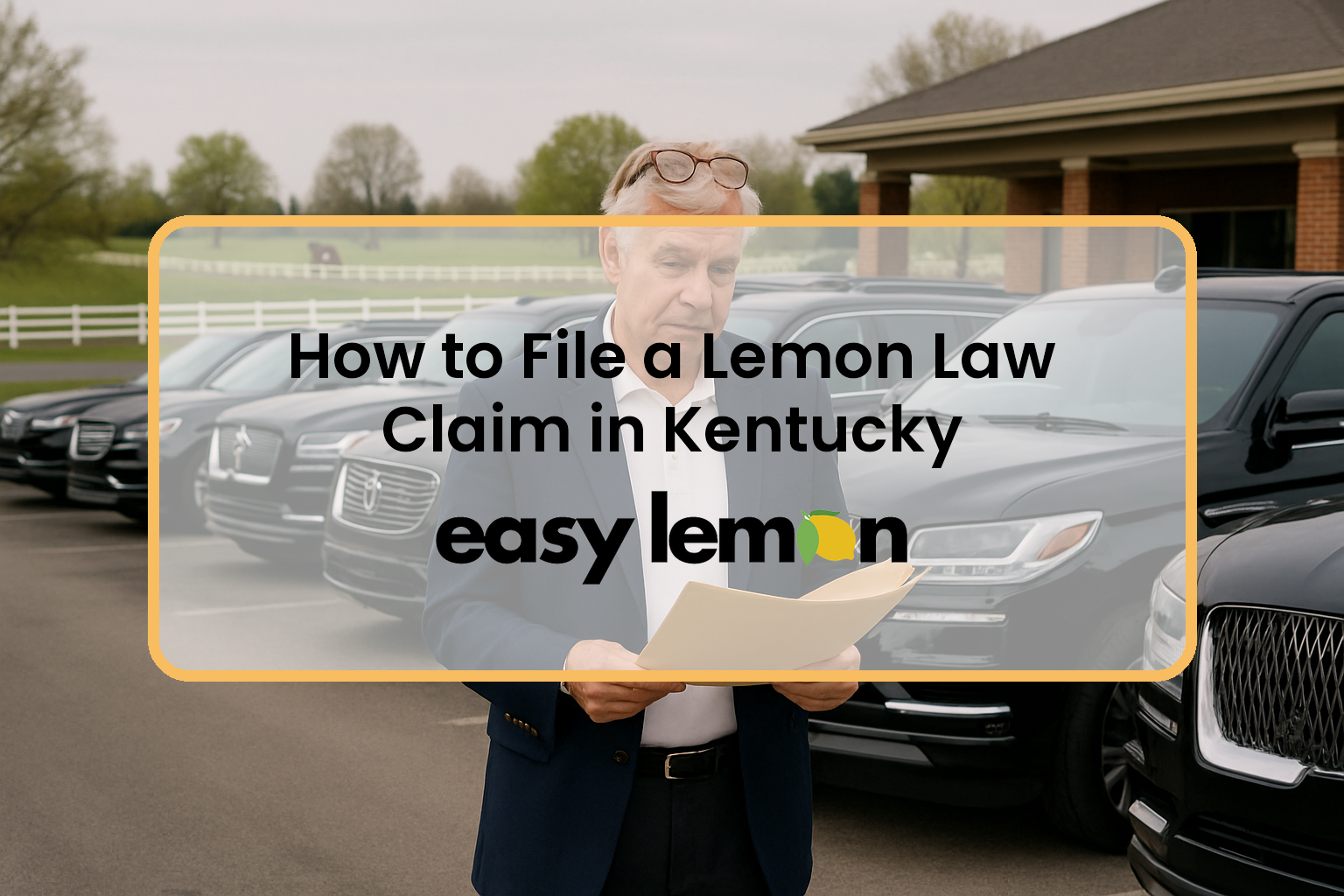 How to file a lemon law claim in Kentucky — step-by-step guide cover