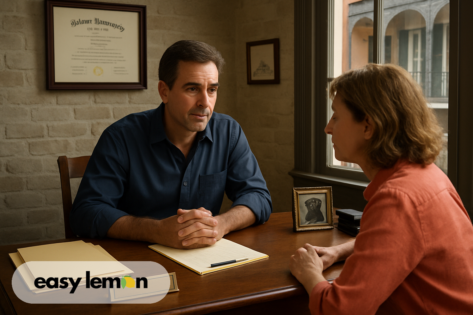 Louisiana lemon law attorney consulting with a client about how to file a lemon law claim in Louisiana