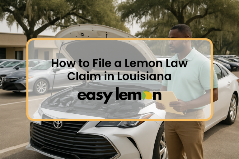 How to File a Lemon Law Claim in Louisiana