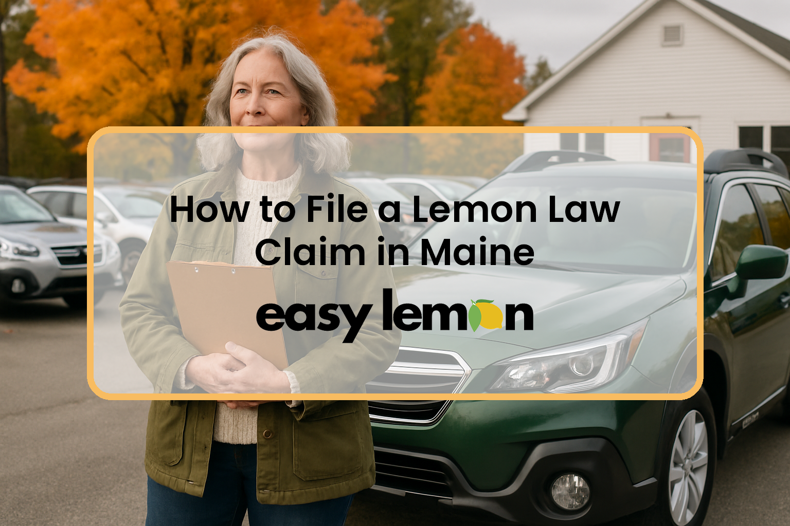 How to file a lemon law claim in Maine — step-by-step guide cover
