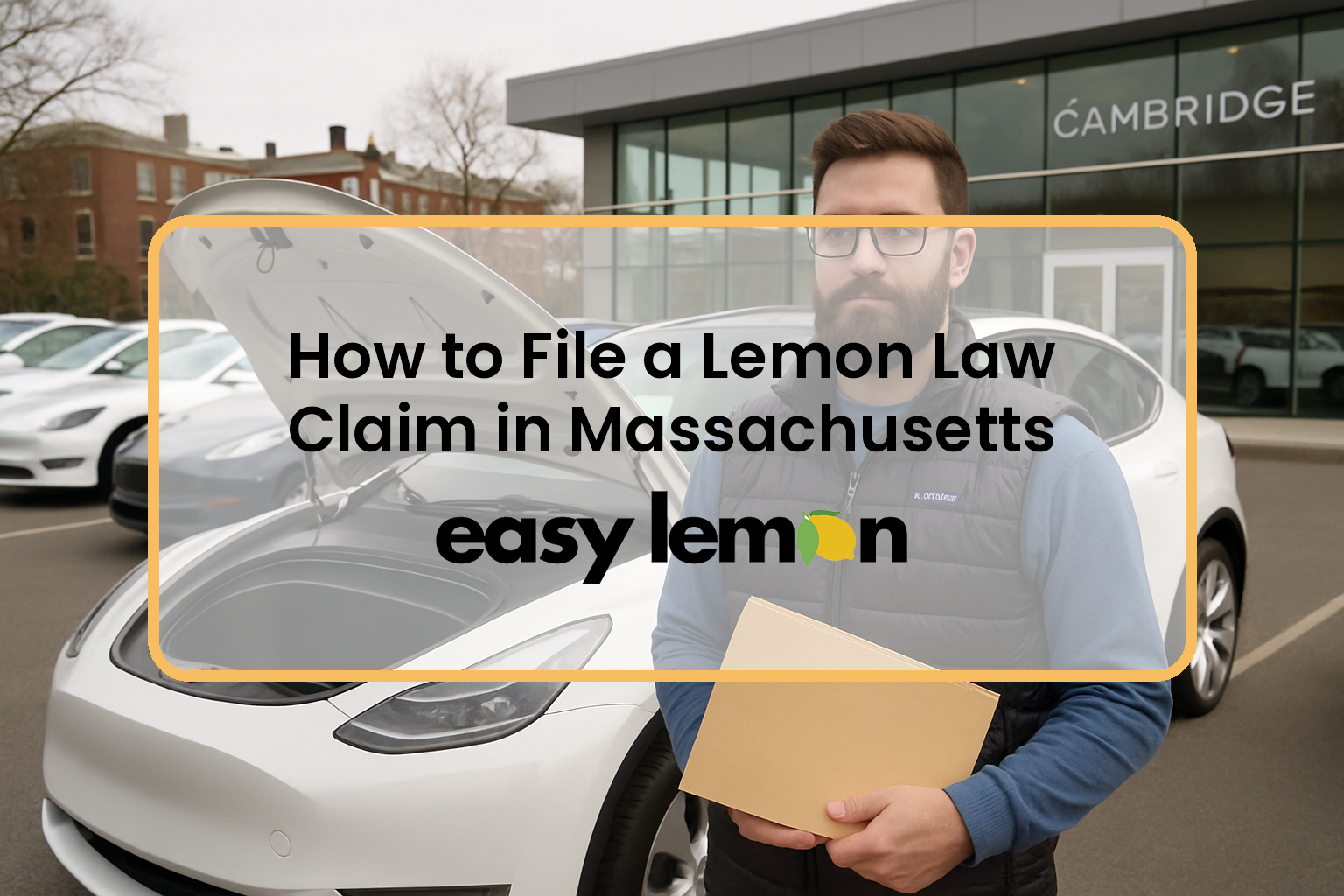 How to file a lemon law claim in Massachusetts — step-by-step guide cover