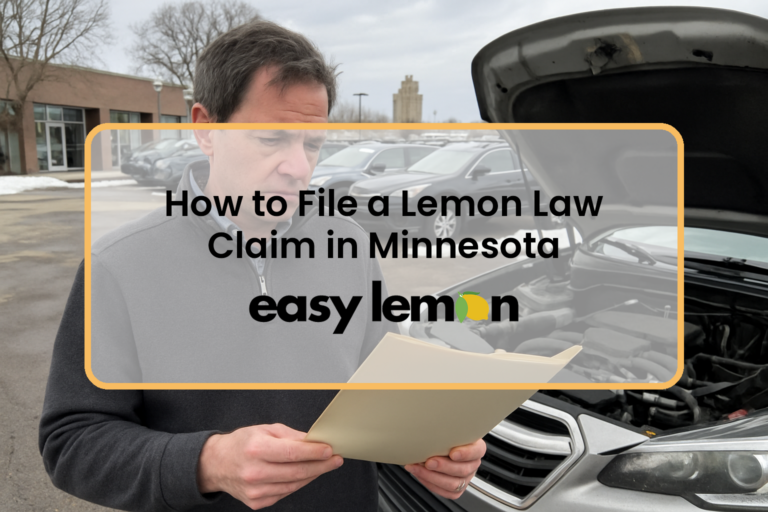 How to File a Lemon Law Claim in Minnesota