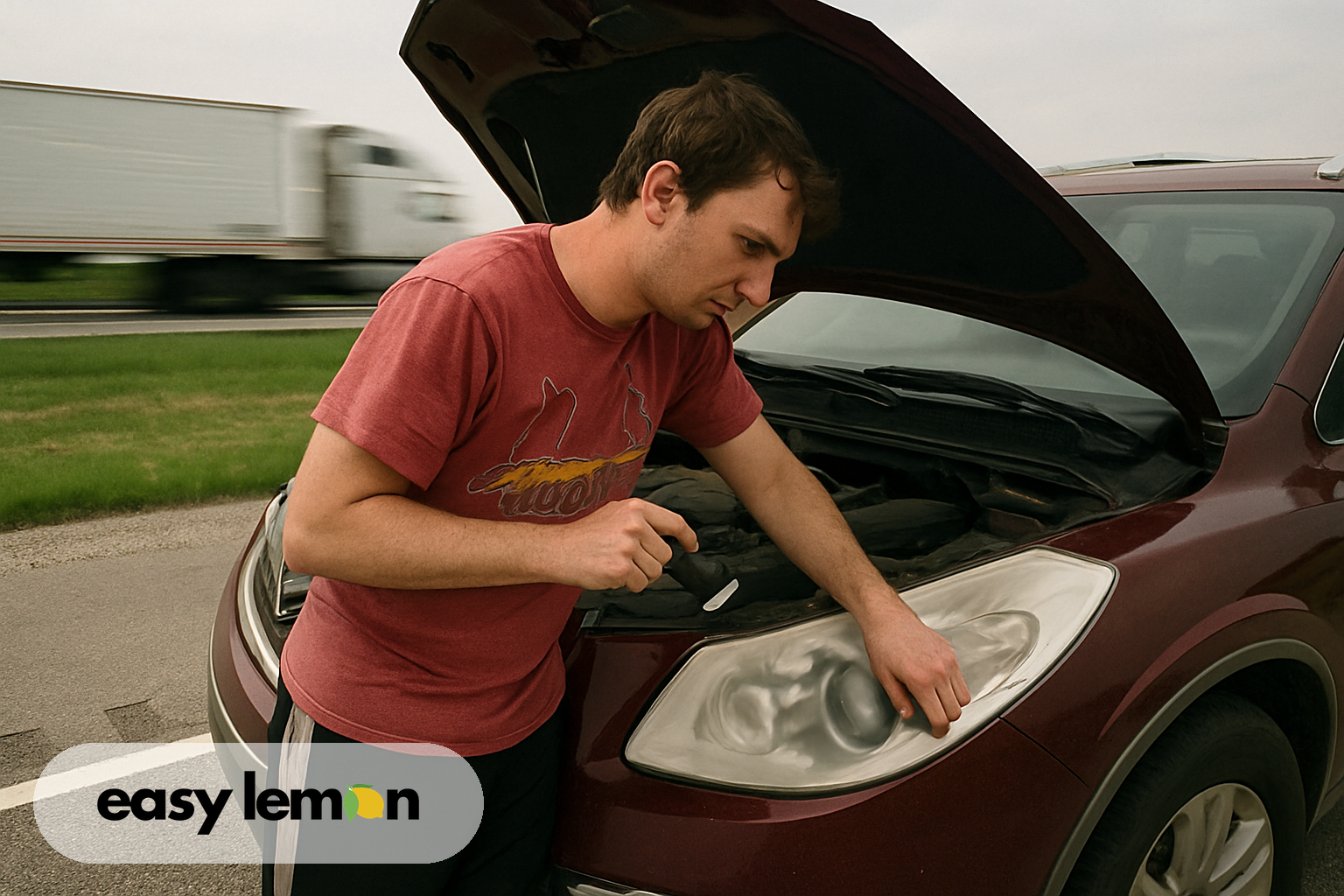 Missouri driver beside a defective vehicle — the trigger for how to file a lemon law claim in Missouri