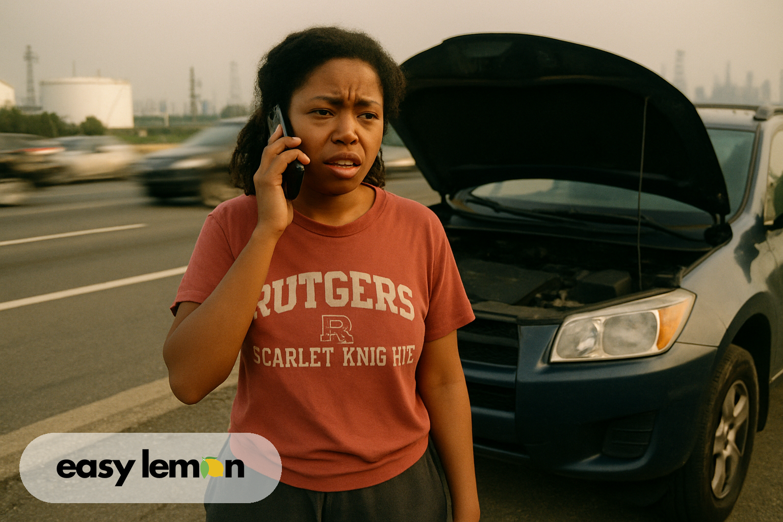 New Jersey driver beside a defective vehicle — the trigger for how to file a lemon law claim in New Jersey