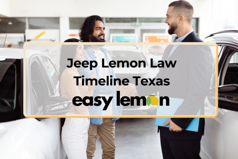 Jeep Lemon Law Timeline Texas
