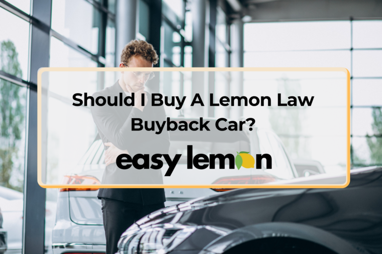 Should I Buy A Lemon Law Buyback Car?