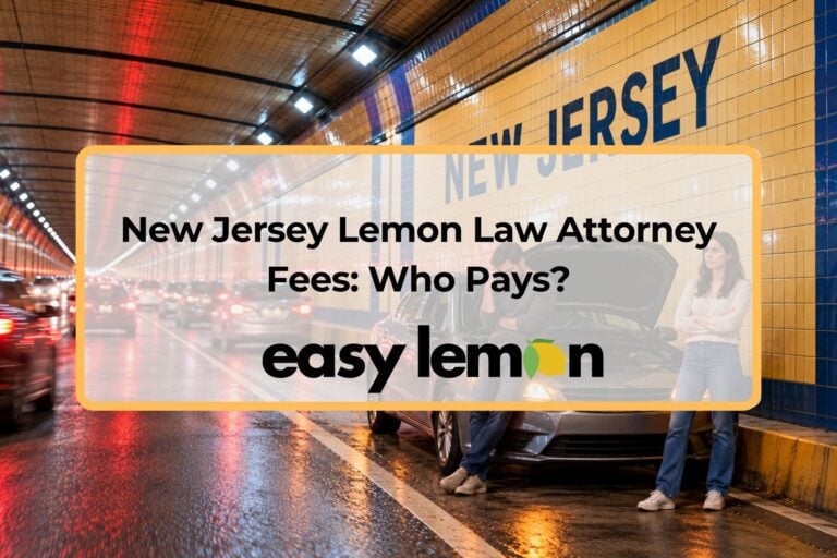 New Jersey Lemon Law Attorney Fees: Who Pays?