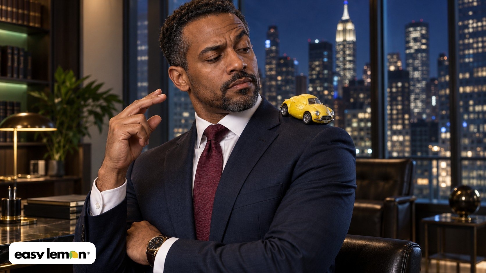 New York lemon law attorney in a Manhattan office weighing a defective vehicle claim