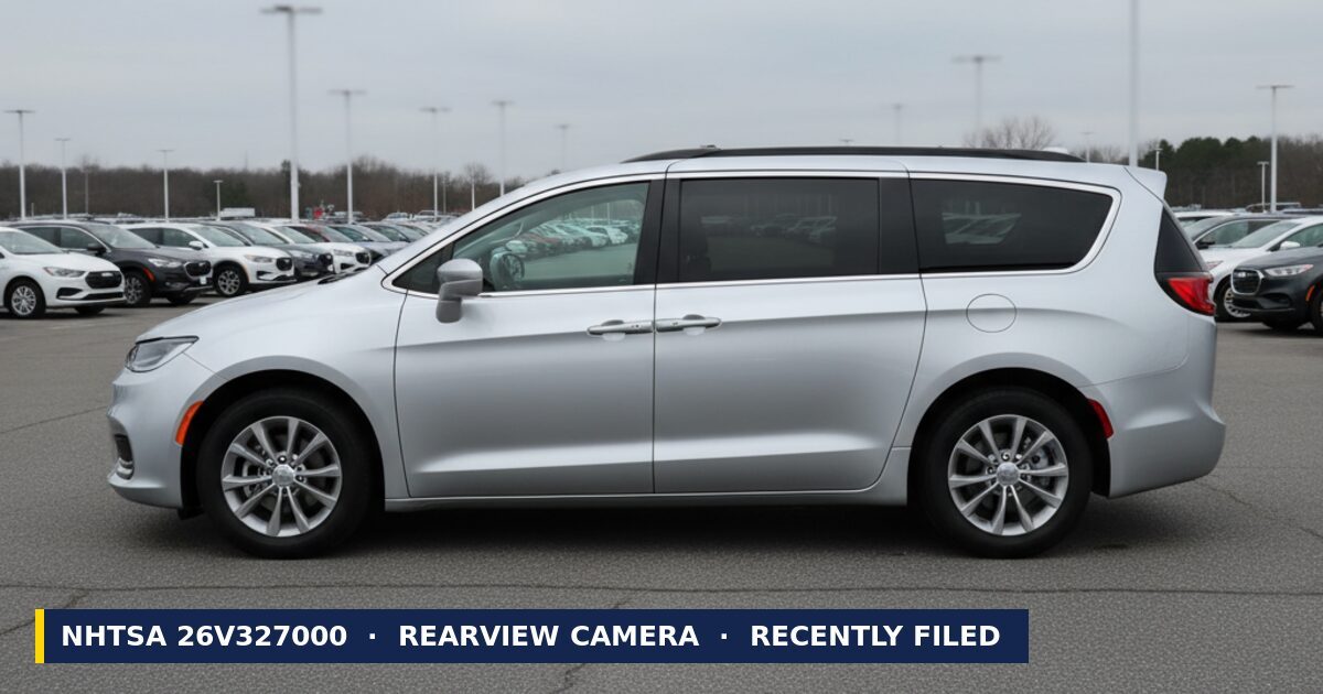 2022 Chrysler Pacifica — NHTSA recall 26V362000: Traction Battery affecting 17,277 vehicles