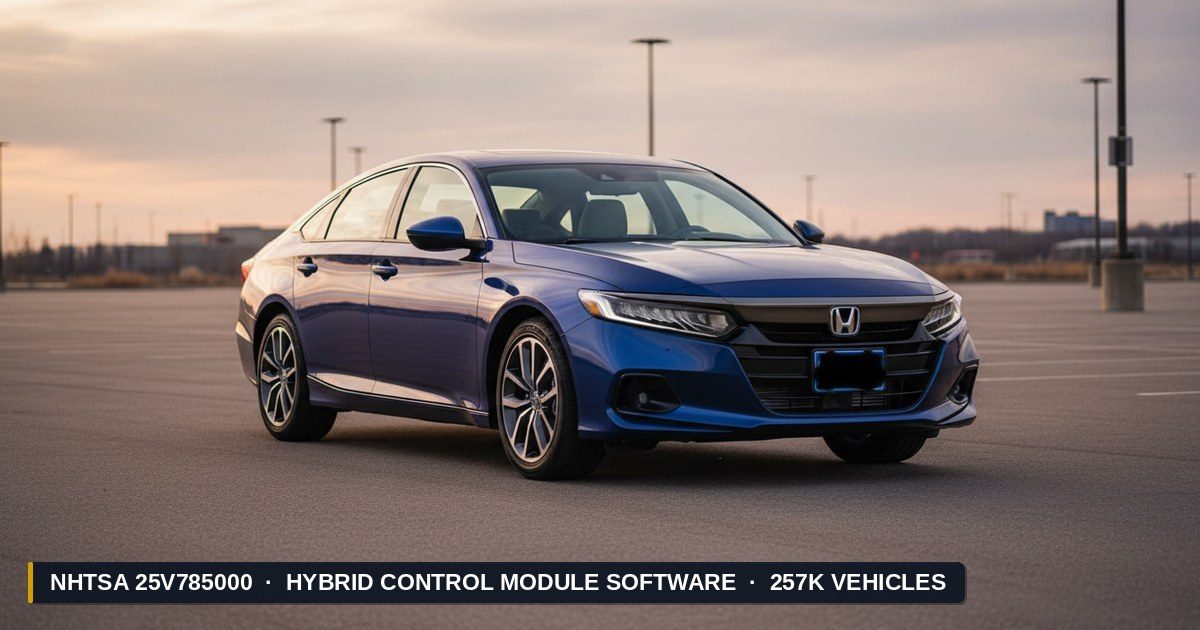 2023 Honda Accord Hybrid — NHTSA recall 26V366000: Temporary/emergency Spare Tire Defect affecting 1,049,883 vehicles