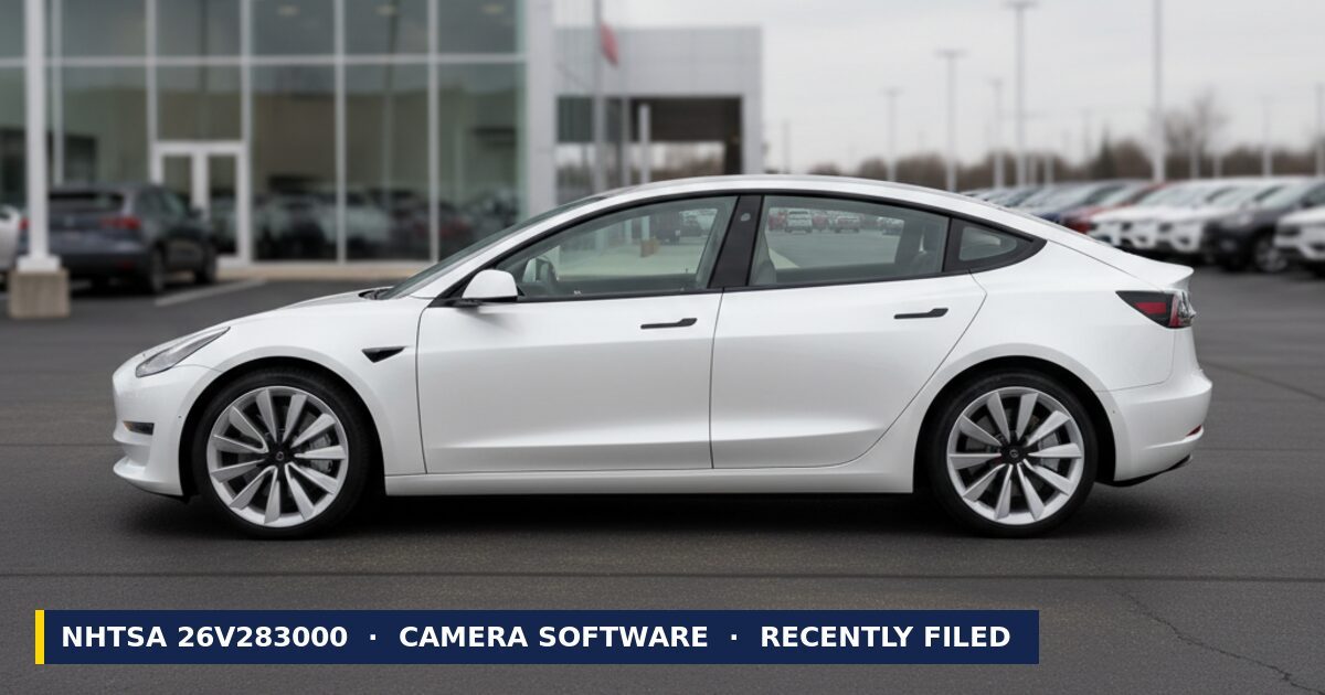 2022 Tesla Model 3 — NHTSA recall 26V507000: Headlights affecting 20,349 vehicles