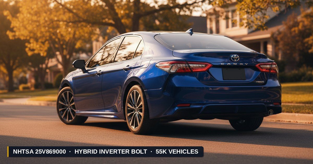 2025 Toyota Camry Hybrid — NHTSA recall 26V511000: Switch affecting 508,354 vehicles