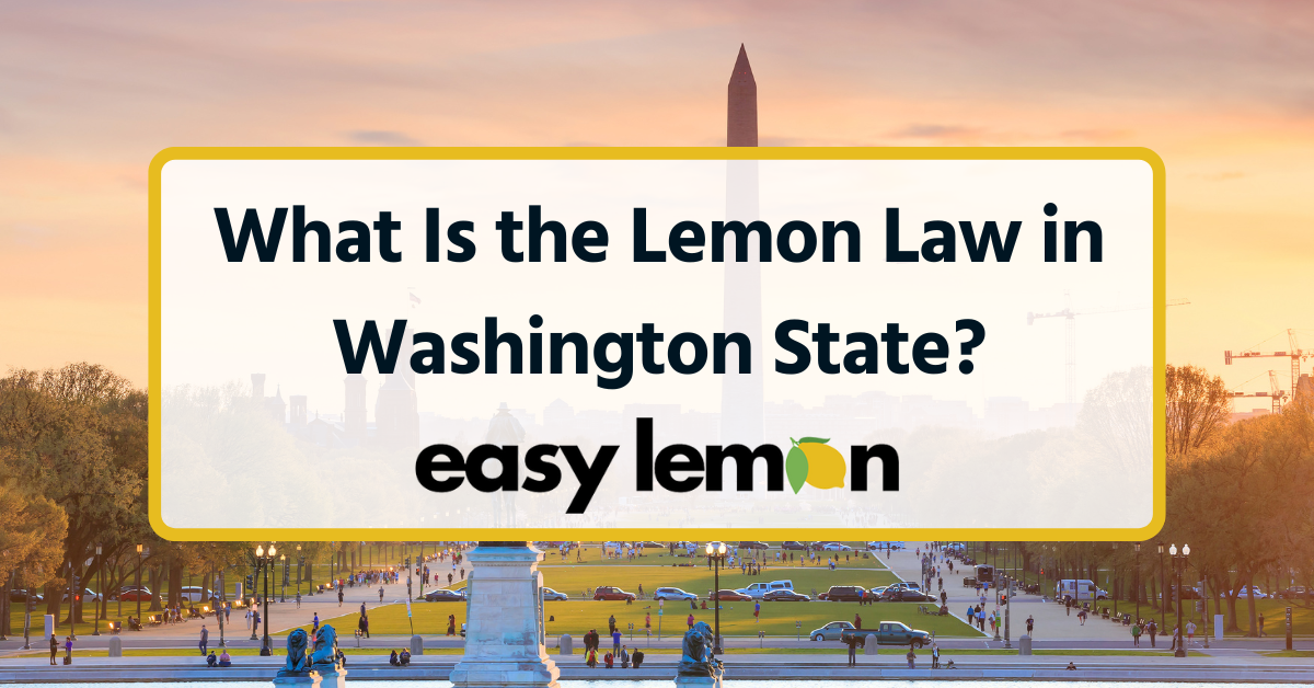 what is the lemon law in Washington state